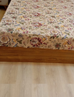 Royal Garden Heirloom – Single Size Flat Bedsheet (60 x 90 inch) | 100% Cotton | Includes 1 Pillow Cover