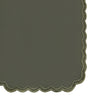 Olive Scallop Table Runner – 33x260 cm – Timeless Botanical Elegance
