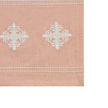 Blush Embroidered Table Runner – 33x240 cm – Soft Contemporary Elegance