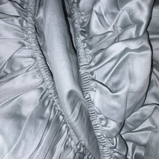 Olive Sage Grey Tone Premium Percale Cotton King Bedding Set – 1 Flat Sheet, 1 Fitted Sheet & 2 Pillow Covers | 4-Piece Set