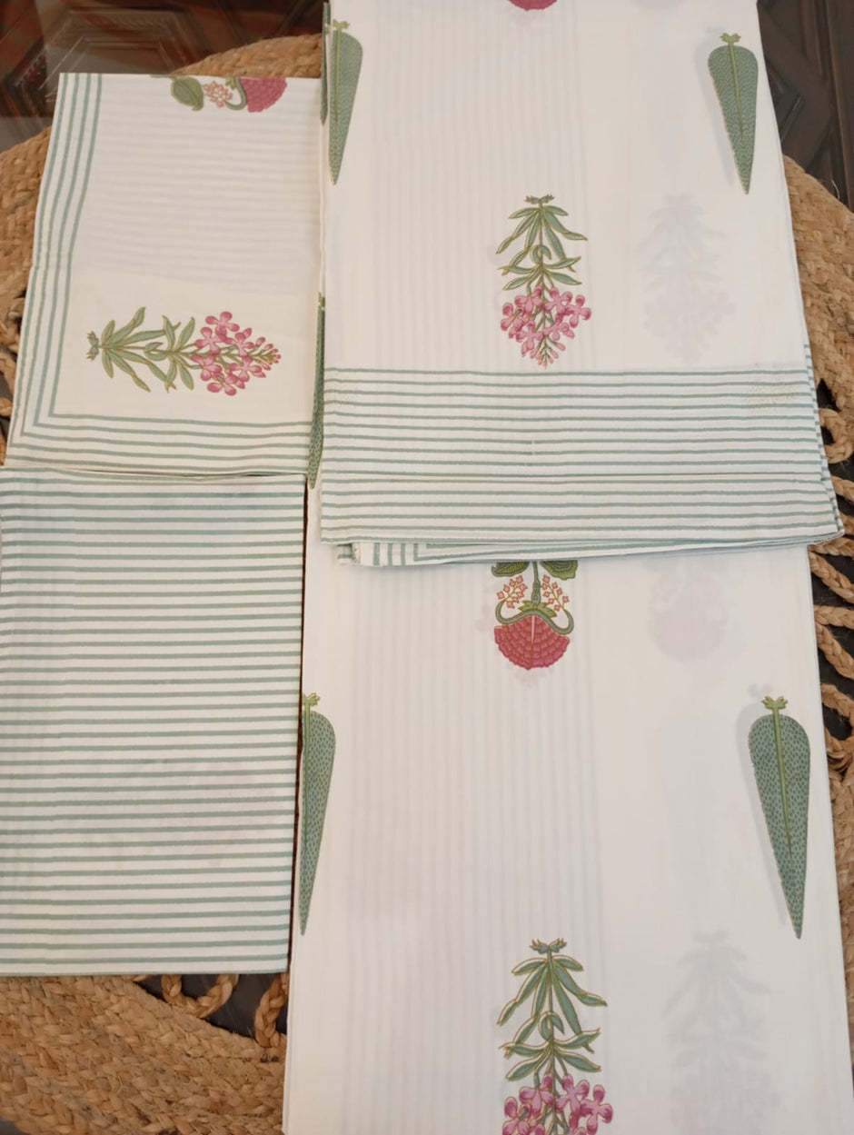 Nature’s Touch - Super King Bedsheet with 2 Pillow Covers (Dispatch Time 24 Hours)