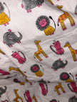 Wild Wonders Kids Muslin Reversible Dohar – Single Size (60 x 90 inch / 150 x 220 cm) | 100% Muslin Cotton | 1 Piece