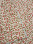 Meadow Bloom Heritage Muslin Cotton Razai – King Size (220 × 240 cm) | 100% Muslin Cotton | Hand Tagai Razai Blanket | 1 Piece