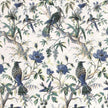 Azure Woodland Birds – Super King Size Bedsheet (274 x 274 cm) | 100% Cotton | Includes 2 Pillow Covers