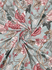 Sagewood Blossom – Super King Size Bedsheet (274 x 274 cm) | 100% Percale Cotton | Includes 2 Pillow Covers