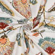Coral Peacock Bloom – Queen Size Bedsheet (260 x 230 cm) | 100% Jaipuri Cotton | Includes 2 Pillow Covers
