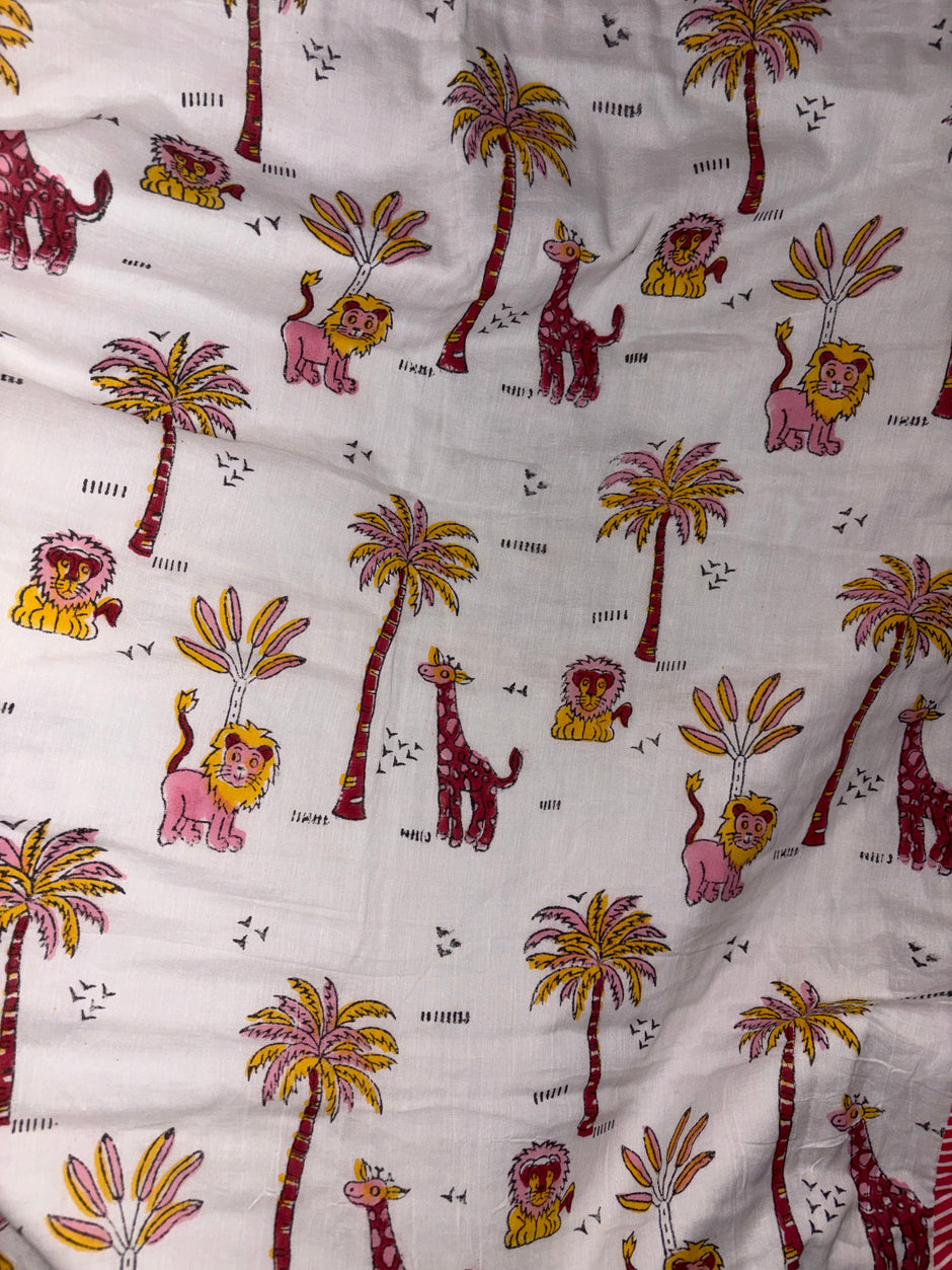 Mickey Adventure Reversible Muslin Cotton Kids Dohar – Single Size (60 x 90 inch / 150 x 220 cm) | 100% Muslin Cotton | 1 Piece