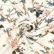 Blush Magnolia Bird Garden – Super King Size Bedsheet (274 x 274 cm) | 100% Jaipuri Cotton | Includes 2 Pillow Covers