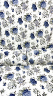 Blue Hydrangea Garden – Jumbo King Size Bedsheet (270 x 305 cm) | 100% Jaipuri Cotton | Includes 2 Pillow Covers