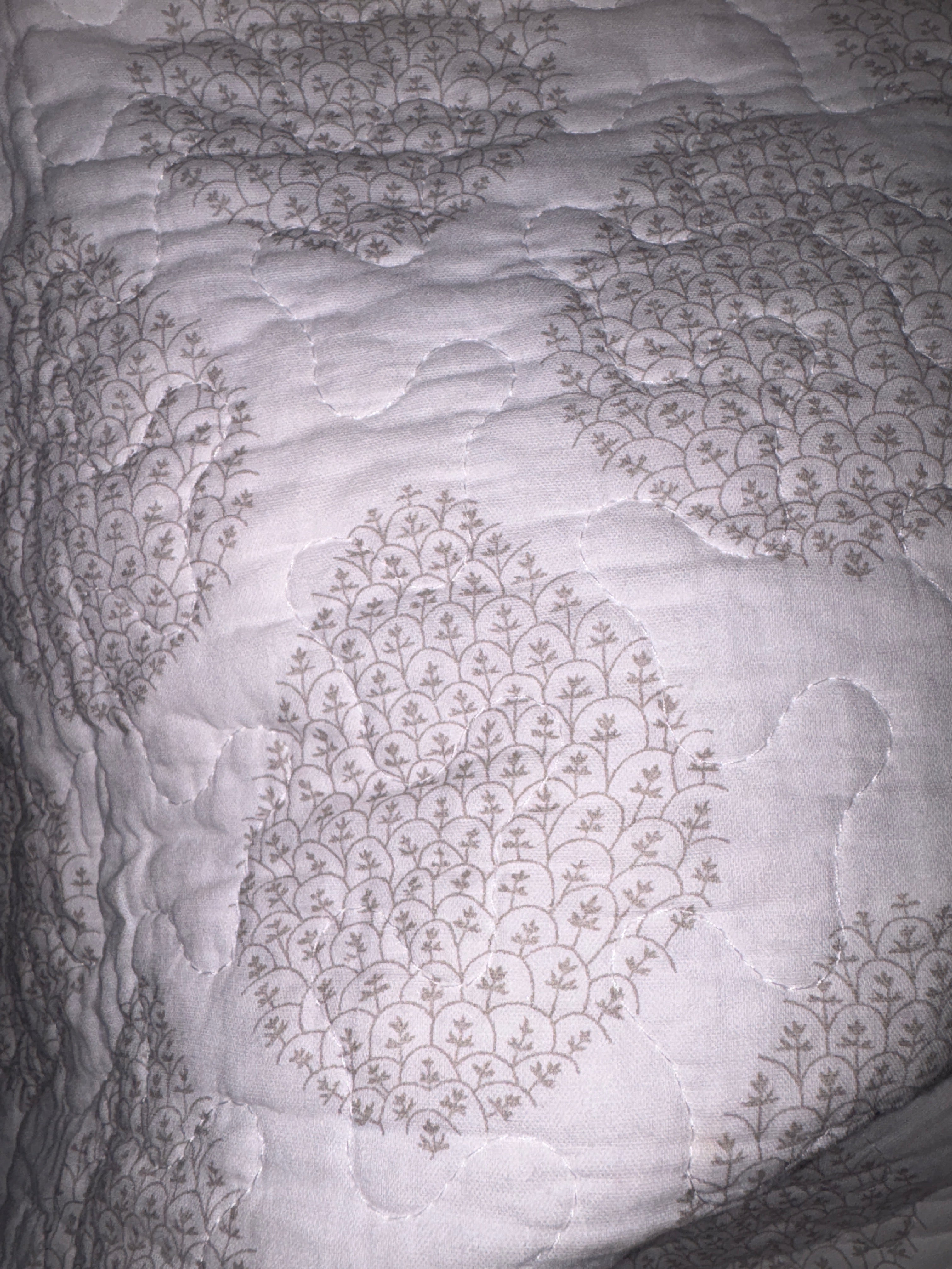 Ivory Whisper Reversible Quilted Bedspread – 300 TC Cotton | 260 x 240 cm | King Size | 2 Quilted Covers