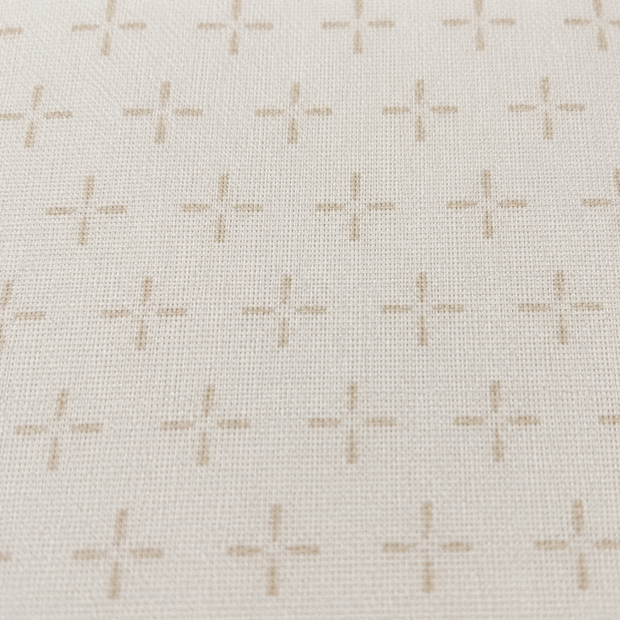 Minimal Cross Pure Cotton Bedsheet Set – King Size (260 × 270 cm) | 3-Piece Bedding Set
