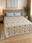 Palm Grove Serenity Dohar – Standard King Size Dohar | 100% Muslin Cotton | Lightweight & Breathable