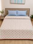 Peach Blossom – Standard King Size Dohar | 100% Muslin Cotton | All Season, Perfect for AC