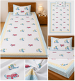 Jungle Cubs Fun – Kids Single Bedsheet (152 x 228 cm) | 100% Pure Cotton | Includes 1 Pillow Cover