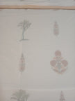 Muslin Luxe Collection – Desert Bloom Botanical Muslin Dohar – Standard King Size (240 × 260 cm / 90 × 102 inches) | Muslin Cotton Outer Layer | Lightweight All-Season Comfort
