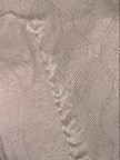 Sandstone Lattice Woven Sofa Throw – 127 × 154 cm | Textured Geometric Weave | Decorative Home Throw | 1 Piece
