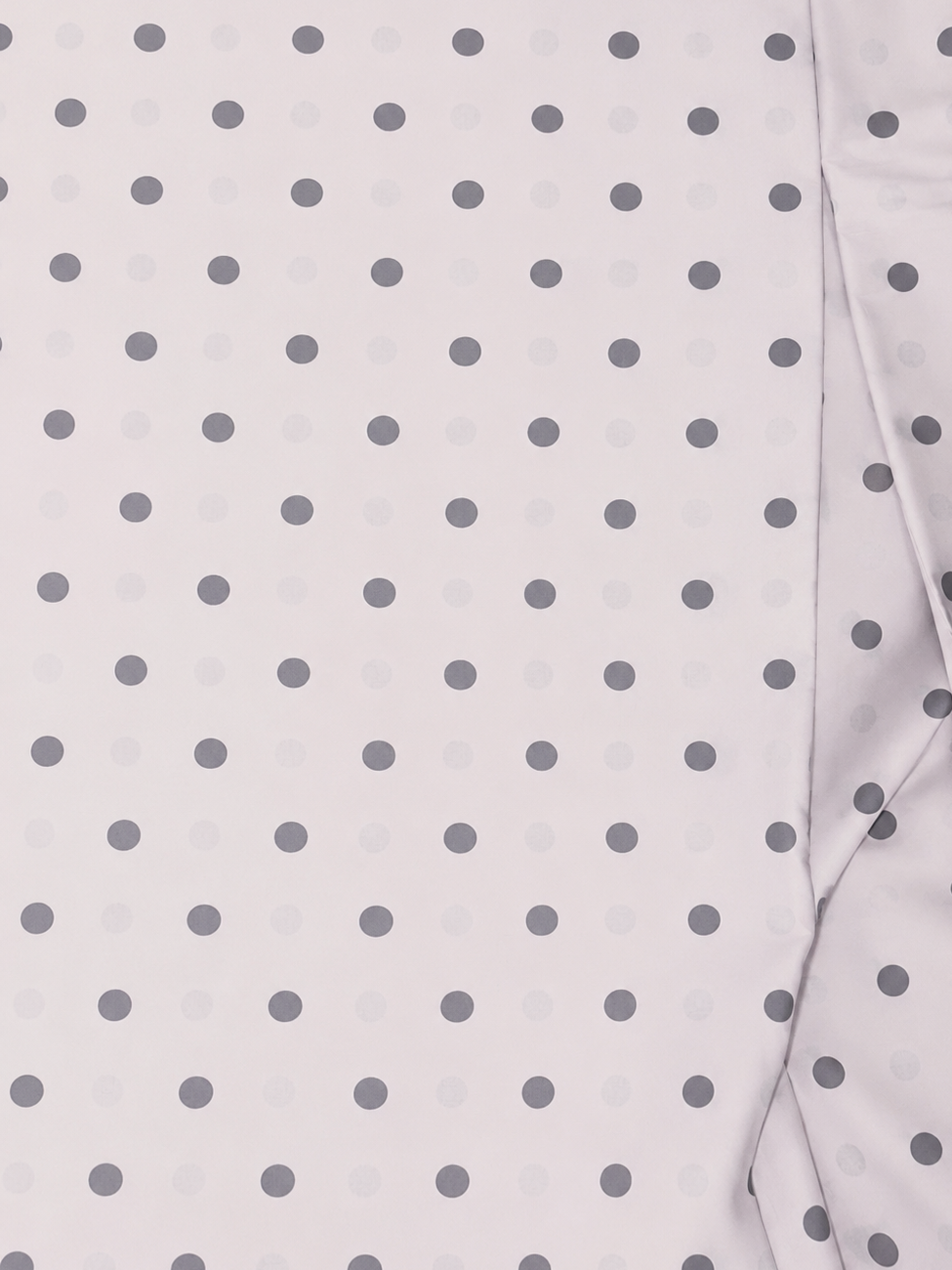 Grey Polka Dot Pure Cotton Flat Bedsheet – Queen Size (240 x 270 cm) | 100% Cotton | 1 Piece