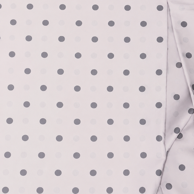 Grey Polka Dot Pure Cotton Flat Bedsheet – Queen Size (240 x 270 cm) | 100% Cotton | 1 Piece