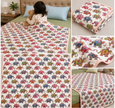 Elephant Parade Muslin Cotton Dohar – Single Size (152 x 229 cm / 60 x 90 inch) | 100% Muslin Cotton | Lightweight AC Quilt