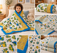 Rocket Ride Reversible Kids Razai Blanket – Single Size | 2-Sided Kids Razai | 55 × 85 Inches | 1 Piece | Dry Clean Only