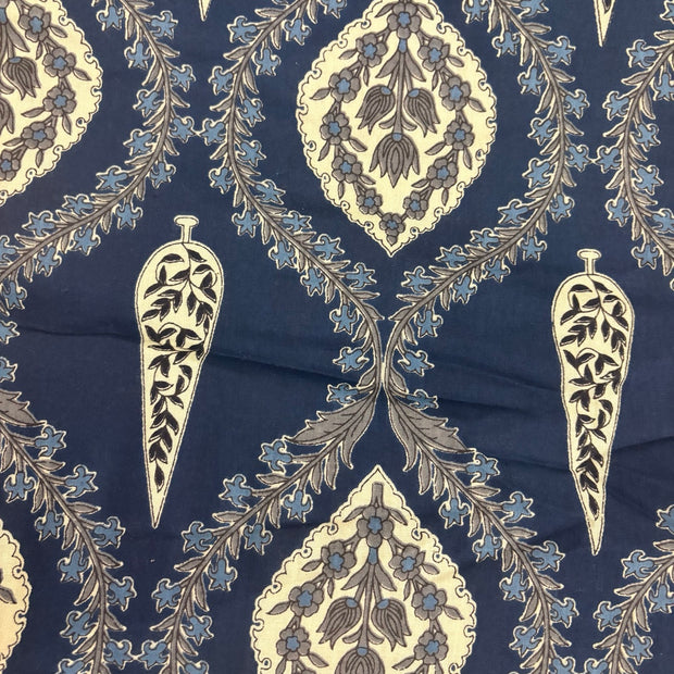 Midnight Ajrakh Elegance Dohar – Reversible Standard King Size Dohar (228 x 259 cm) | 100% Muslin  Cotton