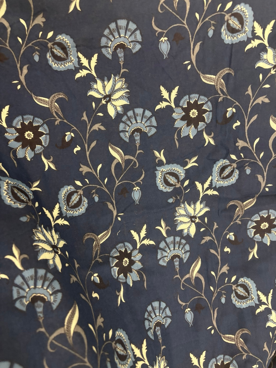 Midnight Ajrakh Elegance Dohar – Reversible Standard King Size Dohar (228 x 259 cm) | 100% Muslin  Cotton
