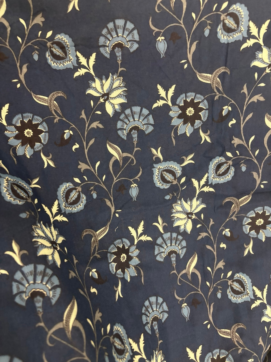 Midnight Ajrakh Elegance Dohar – Reversible Standard King Size Dohar (228 x 259 cm) | 100% Muslin  Cotton