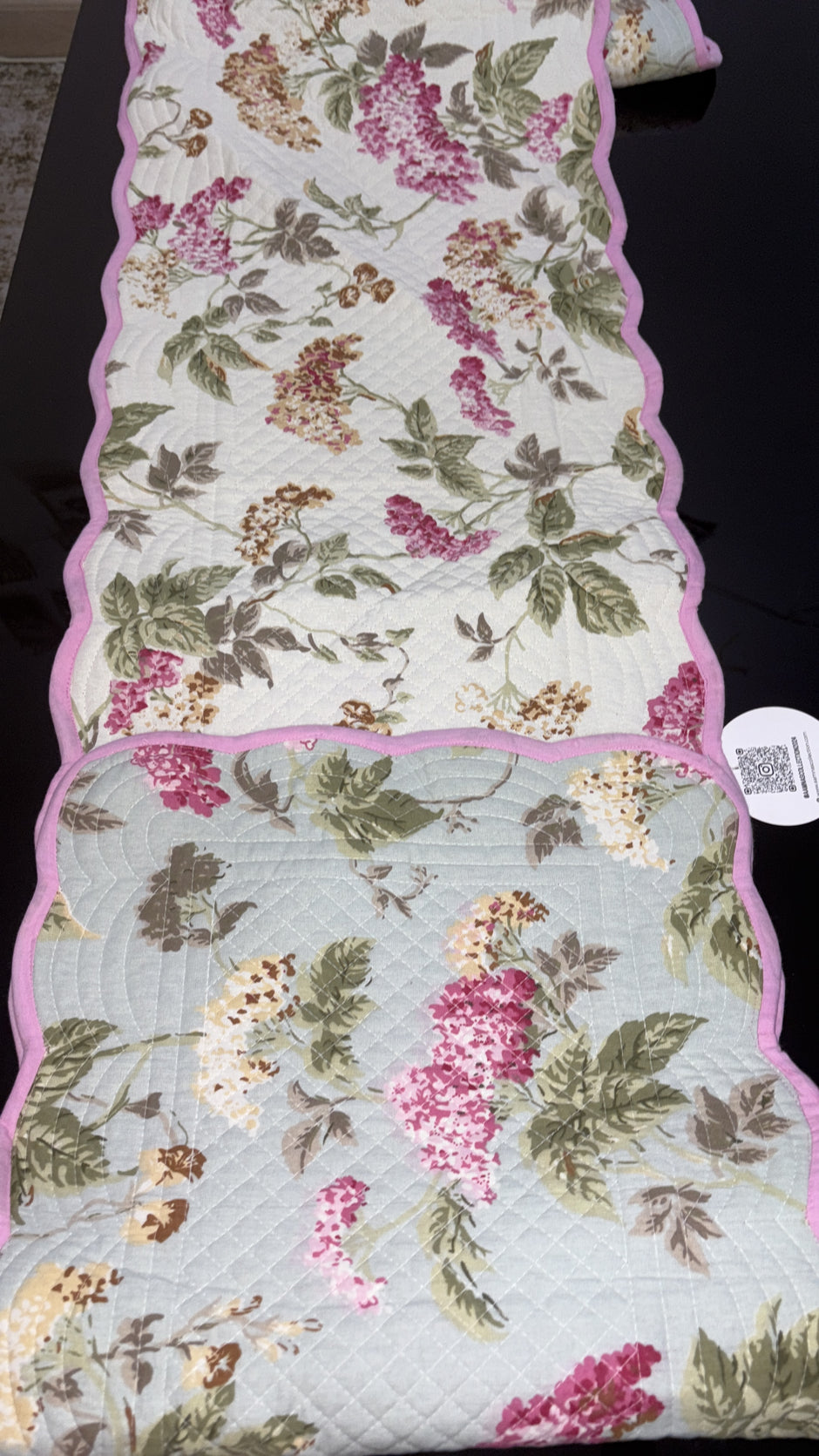 Reversible Quilted Table Runner – 13 x 72 inches | Ideal for 4–6 Seater