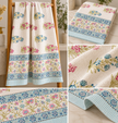 Floral Heritage Hand Block Printed Waffle Cotton Towel – 1 Piece (145 × 70 cm)