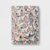Vine Floral – Super King Size Bedsheet (274 x 274 cm) | 100% Tencel Cotton | Includes 2 Pillow Covers