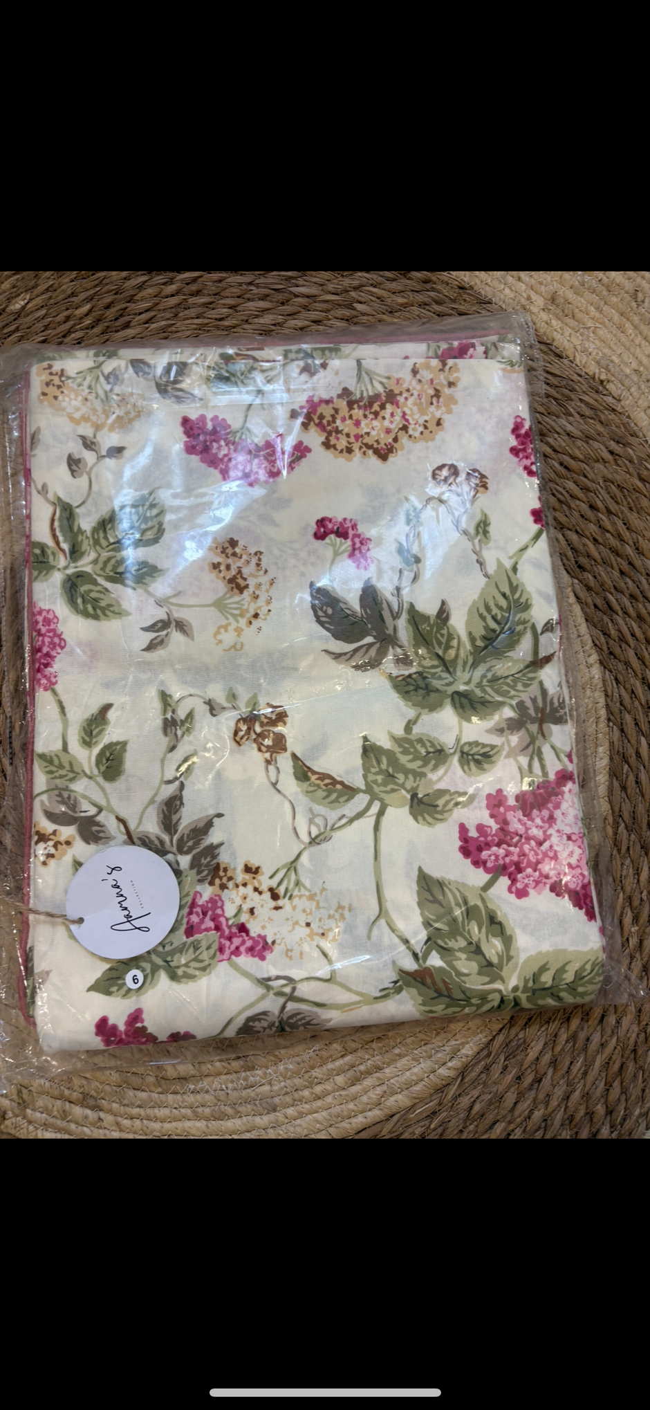 Super King Size Jaipuri Cotton Bedsheet – Soft Beige with Botanical Bloom