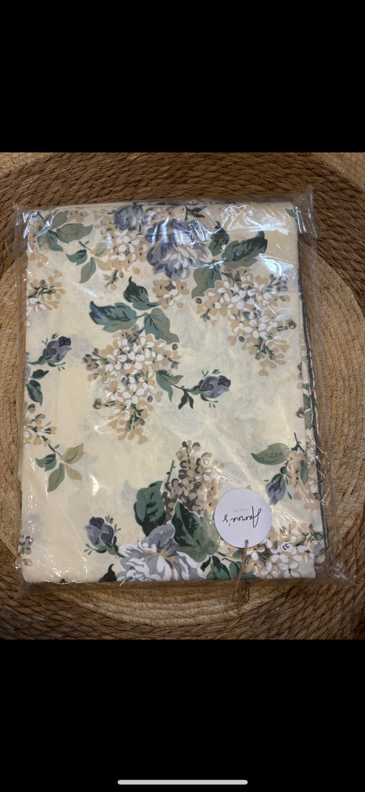 Super King Jaipuri Cotton Bedsheet Set - Lilac Bloom