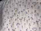 Lavender Meadow – Jumbo King XL Size Bedsheet (305 × 305 cm) | 100% Tencel Cotton | Includes 2 Pillow Covers