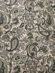 Olive Paisley Royale – Jumbo King XL Bedsheet Set (305 × 305 cm) | 100% Tencel Cotton | Includes 2 Pillow Covers