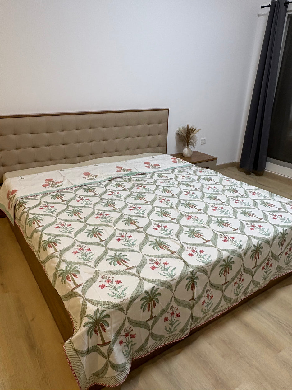 Double Bed Dohar - Palm paradise (Dispatch Time 24 Hours)