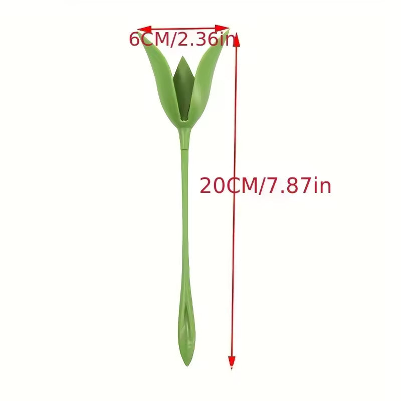 Twist Bloom Napkin Holder Set | Decorative Flower Stem Design