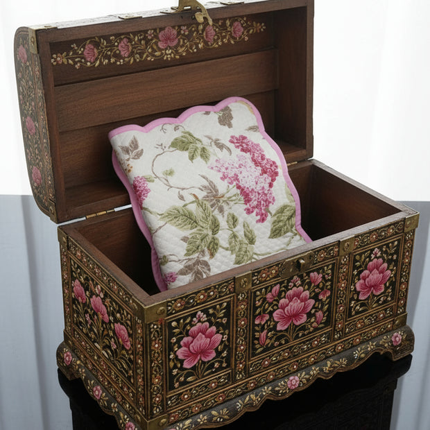 Lilac Bloom Quilted Table Runner Reversible – 40 * 180 cm