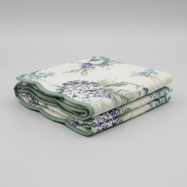 Blue Mist Quilted Table Runner – 40x180 cm