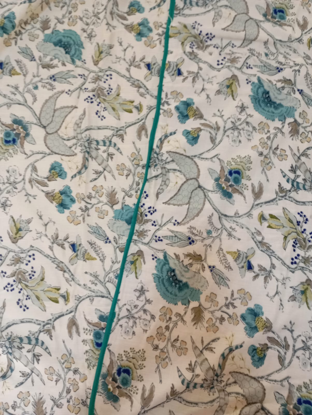 Floral Serenity Dohar – King Size (274 x 228 cm) | 100% Cotton | Lightweight All-Season