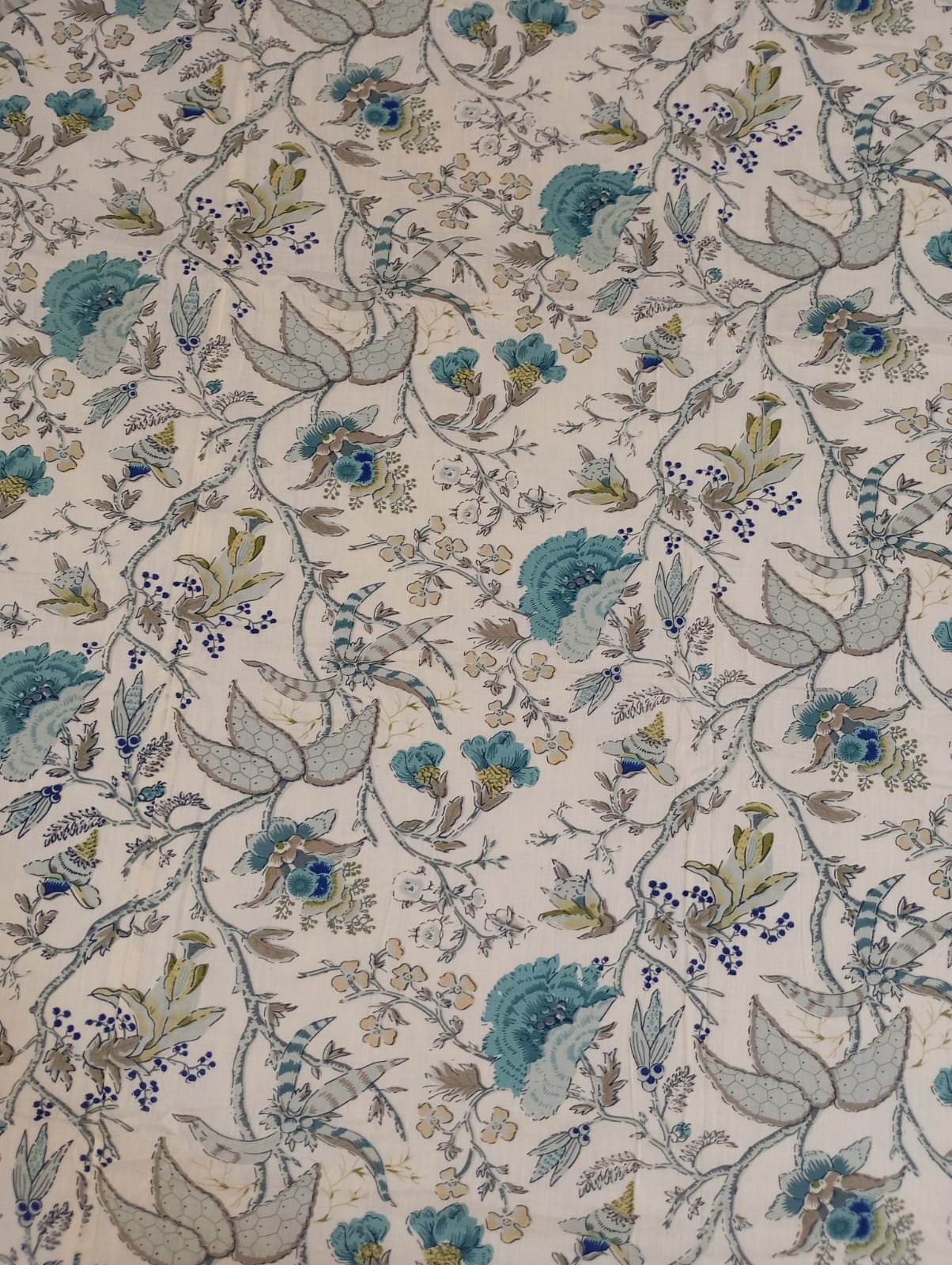 Floral Serenity Dohar – King Size (274 x 228 cm) | 100% Cotton | Lightweight All-Season