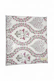 Blush Vine –Block Print - Super King Size Bedsheet (274 x 274 cm) | 100% Jaipuri Cotton | Includes 2 Pillow Covers