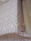 Blush Vine –Block Print - Super King Size Bedsheet (274 x 274 cm) | 100% Jaipuri Cotton | Includes 2 Pillow Covers