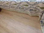 Blue Meadow Vine Block Print – Super King Size Bedsheet (274 x 274 cm) | 100% Jaipuri Cotton | Includes 2 Pillow Covers