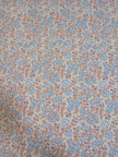 Azure Meadow Bloom – Queen Size Bedsheet (228 x 254 cm) | 100% Jaipuri Cotton | Includes 2 Pillow Covers