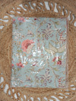 Verdant Whisper Bloom – Super King Size Bedsheet (274 x 274 cm) | 100% Jaipuri Cotton | Includes 2 Pillow Covers
