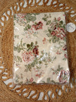 Rosé Garden Bloom – Super King Size Bedsheet (274 x 274 cm) | 100% Jaipuri Cotton | Includes 2 Pillow Covers