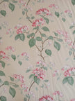 Royal Pink Blossom Vine Elegance – Super King Size Bedsheet (274 x 274 cm) | 100% Cotton | Includes 2 Pillow Covers