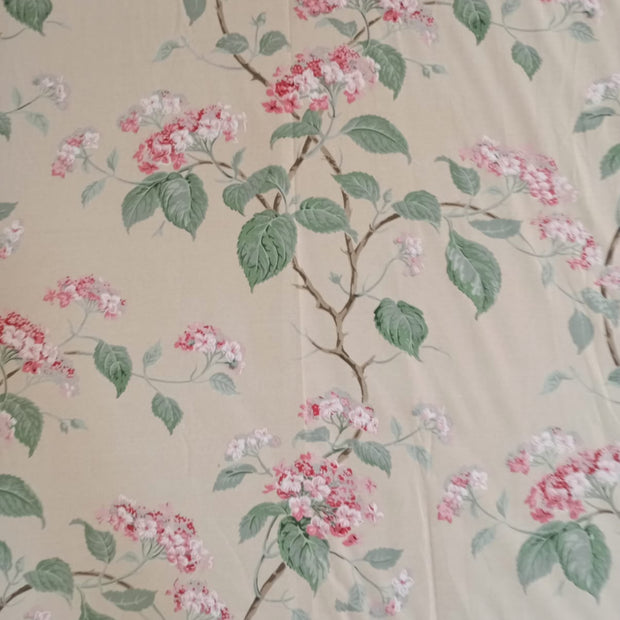 Royal Pink Blossom Vine Elegance – Super King Size Bedsheet (274 x 274 cm) | 100% Cotton | Includes 2 Pillow Covers