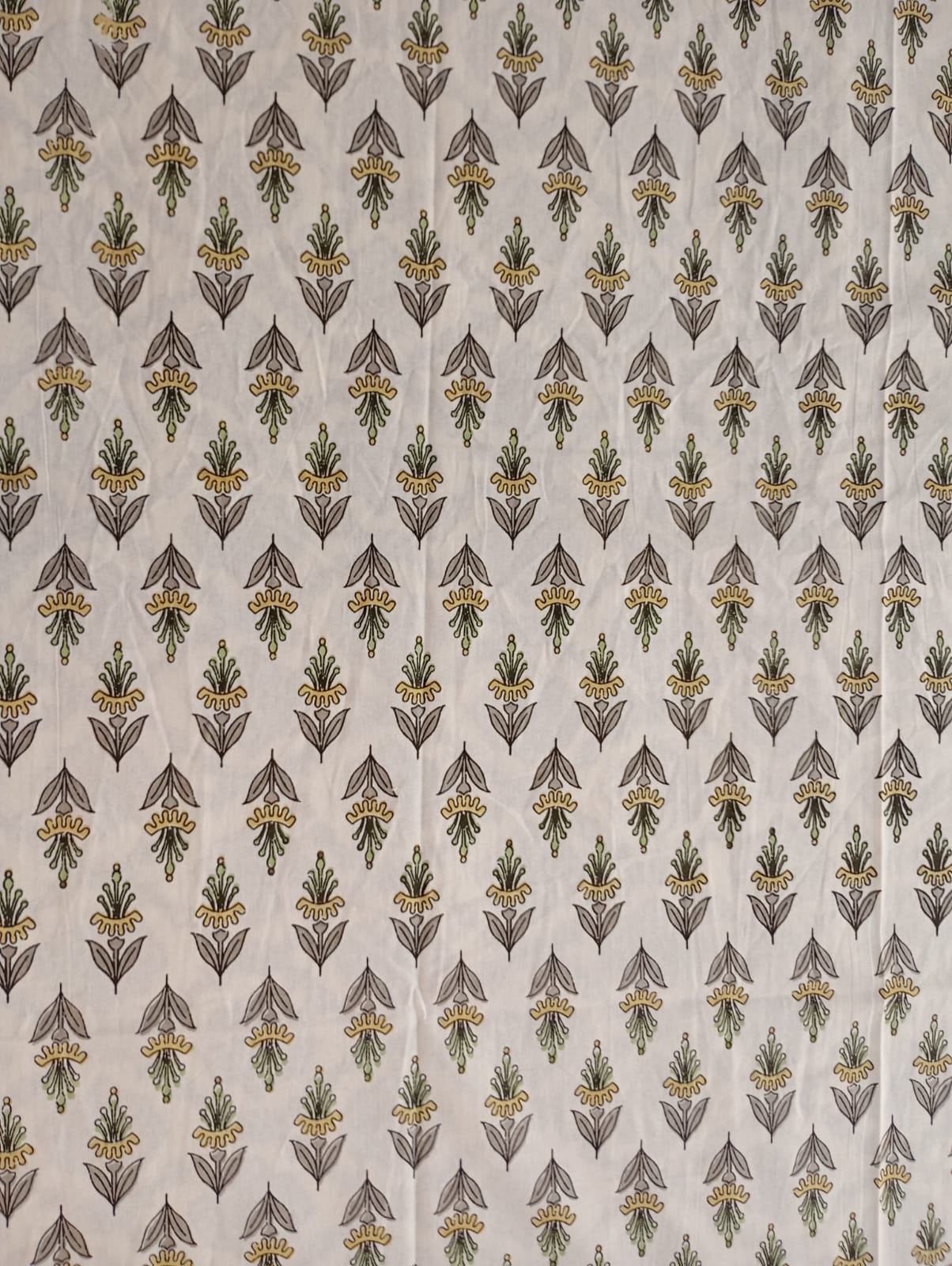 Noor Meadow – Super King Size Bedsheet (274 x 274 cm) | 100% Jaipuri Cotton | Includes 2 Pillow Covers