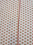 Peach Blossom – Standard King Size Dohar | 100% Muslin Cotton | All Season, Perfect for AC